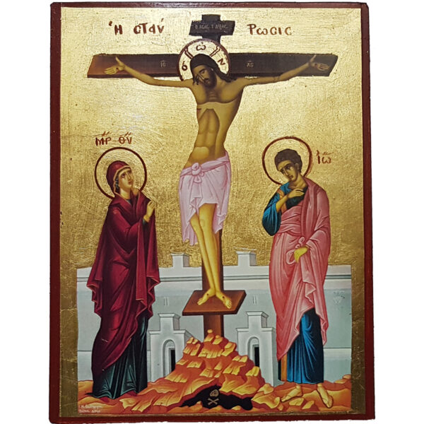 Gilded icon of the Resurrection